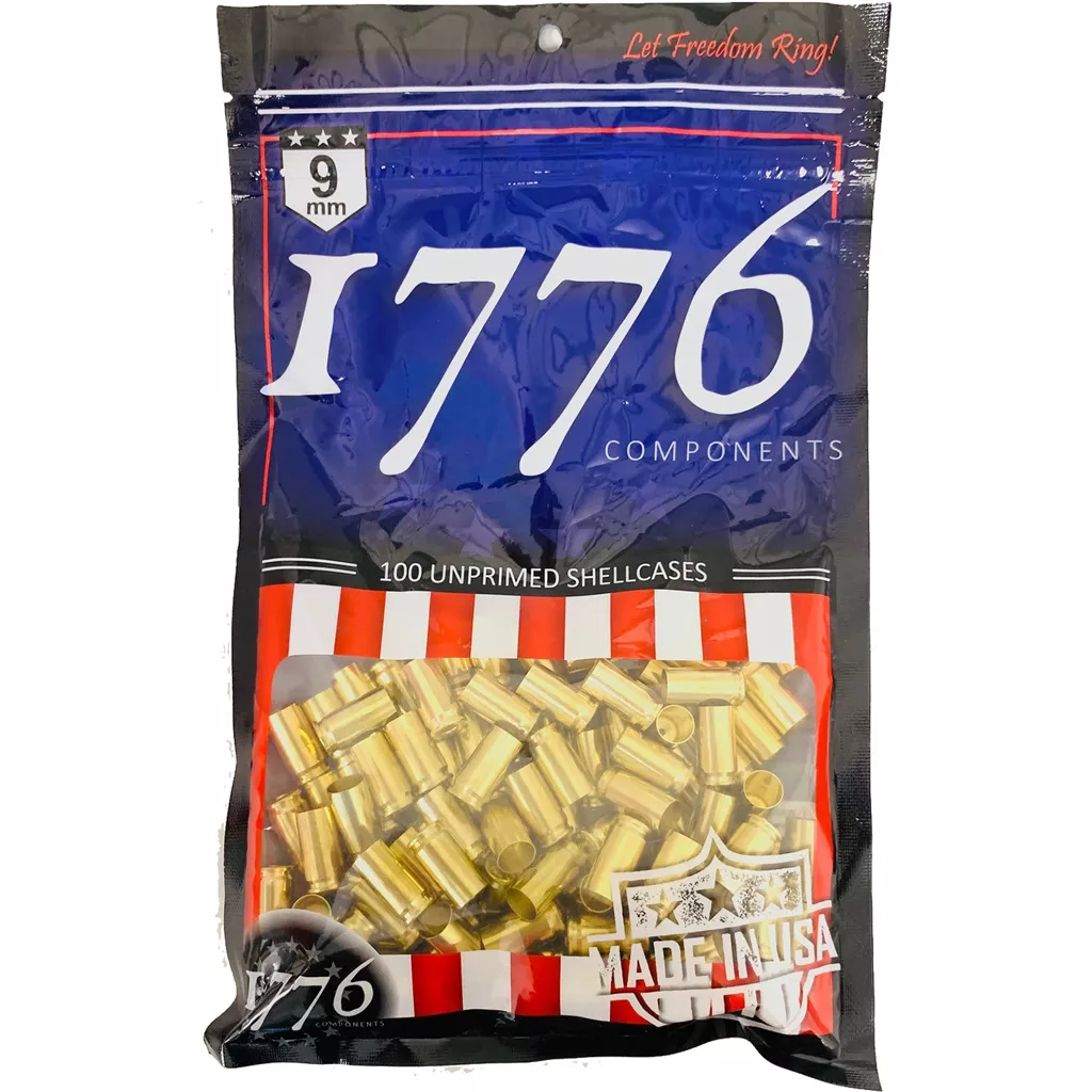1776 USA Unprimed Brass Starter Kit for Reloading 4000 PC